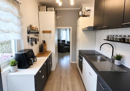 Kochen mit Blick ins Grüne
