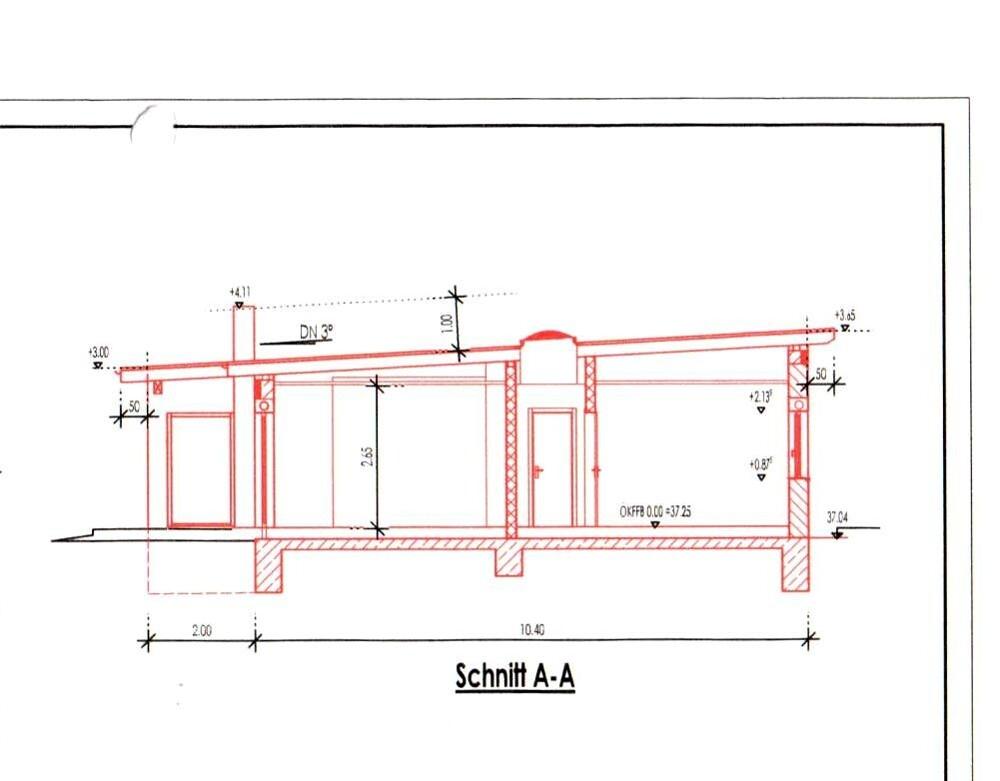 Grundrisse, Schnitt