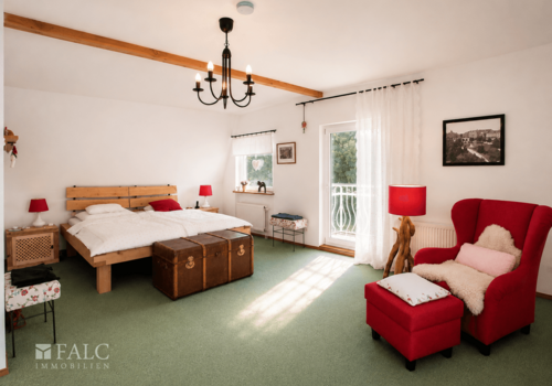 Schlafzimmer DG mit Balkon
