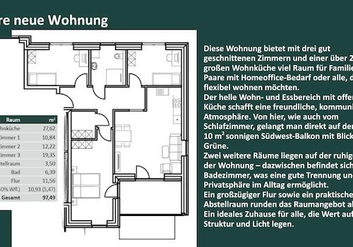 Wohnungsbeschreibung