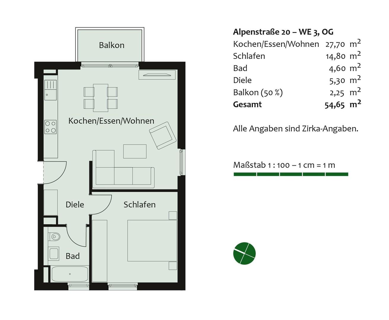 Grundriss Wohnung