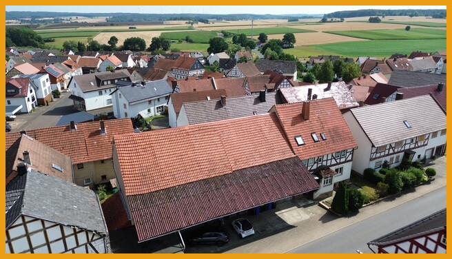 Blick über das Anwesen