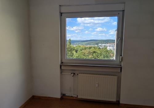 Schlafzimmer mit Ausblick