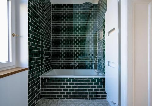 Regendusche + Badewanne
