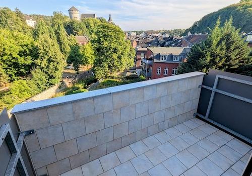 Blick vom Balkon