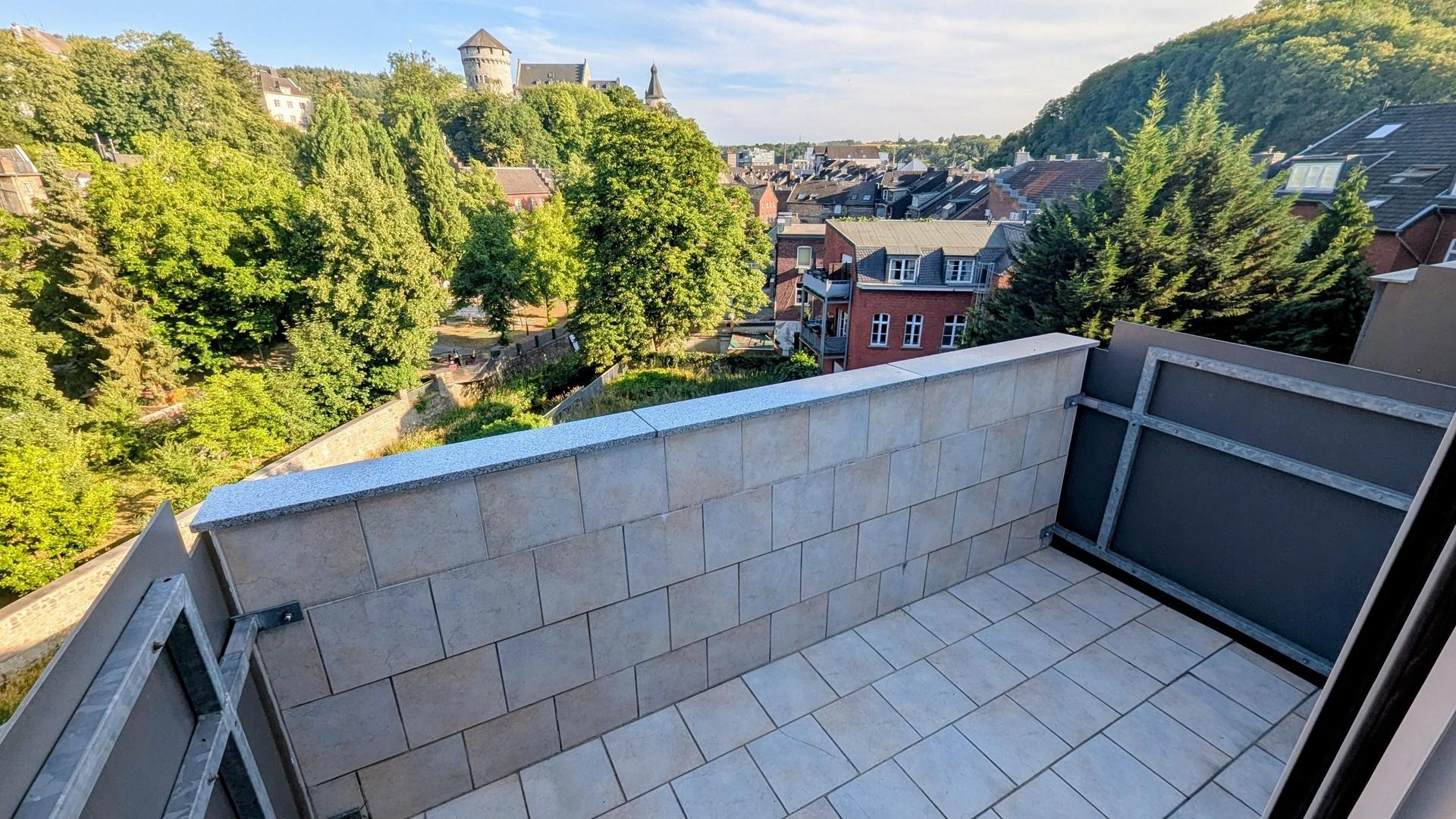 Blick vom Balkon
