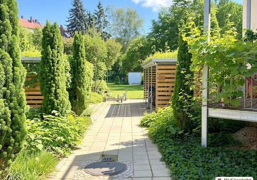 Idyllischer Innenhof
