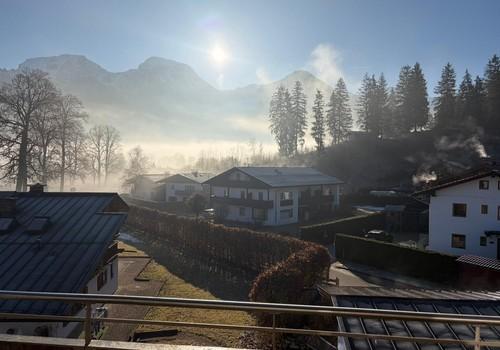 Ausblick vom Balkon