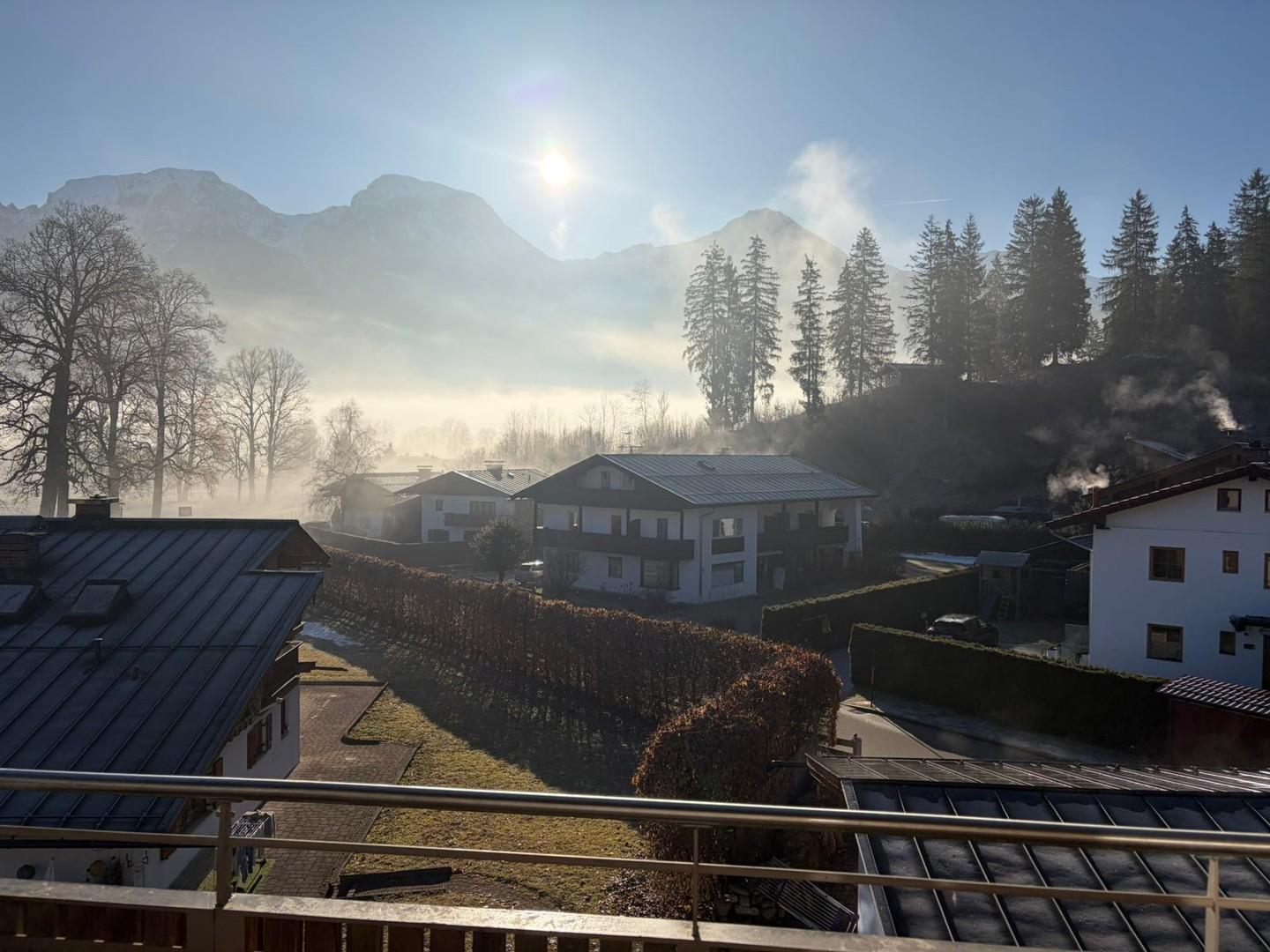 Ausblick vom Balkon