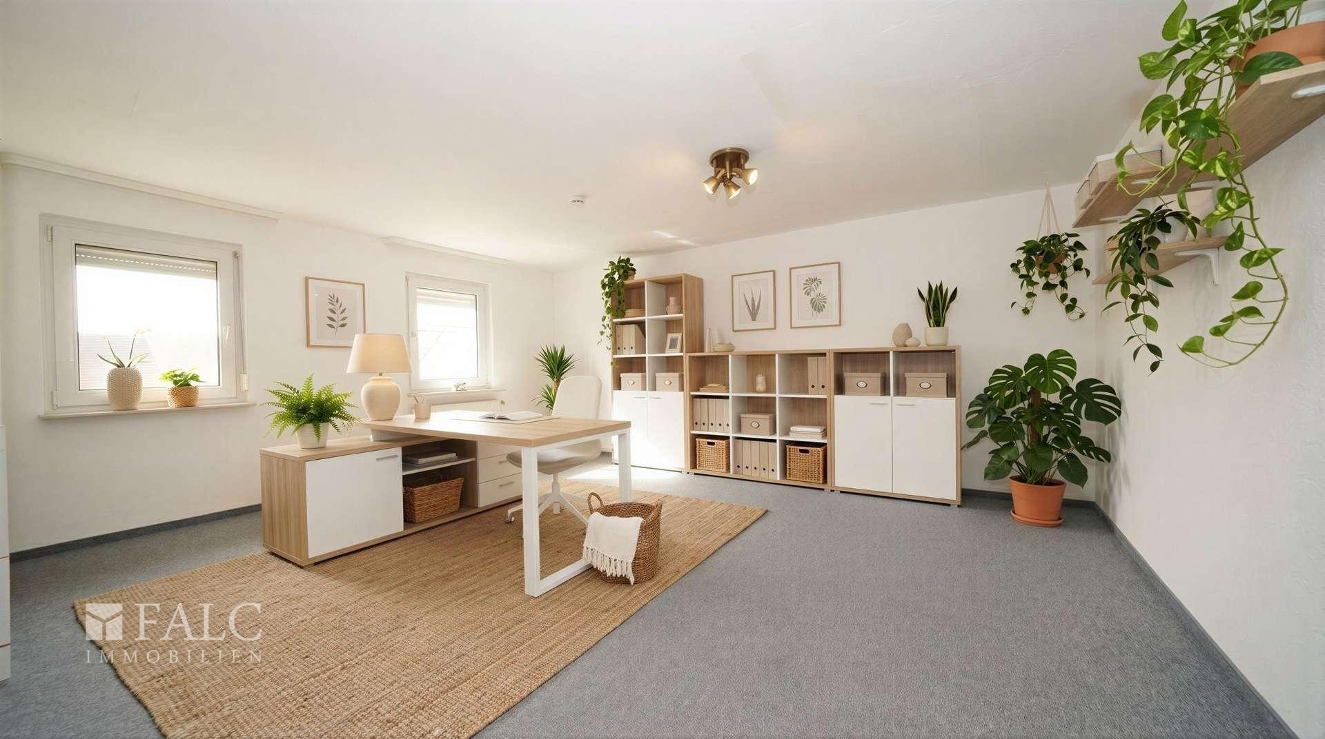 Ihr persönliches Home-Office (2. OG, visualisiert)