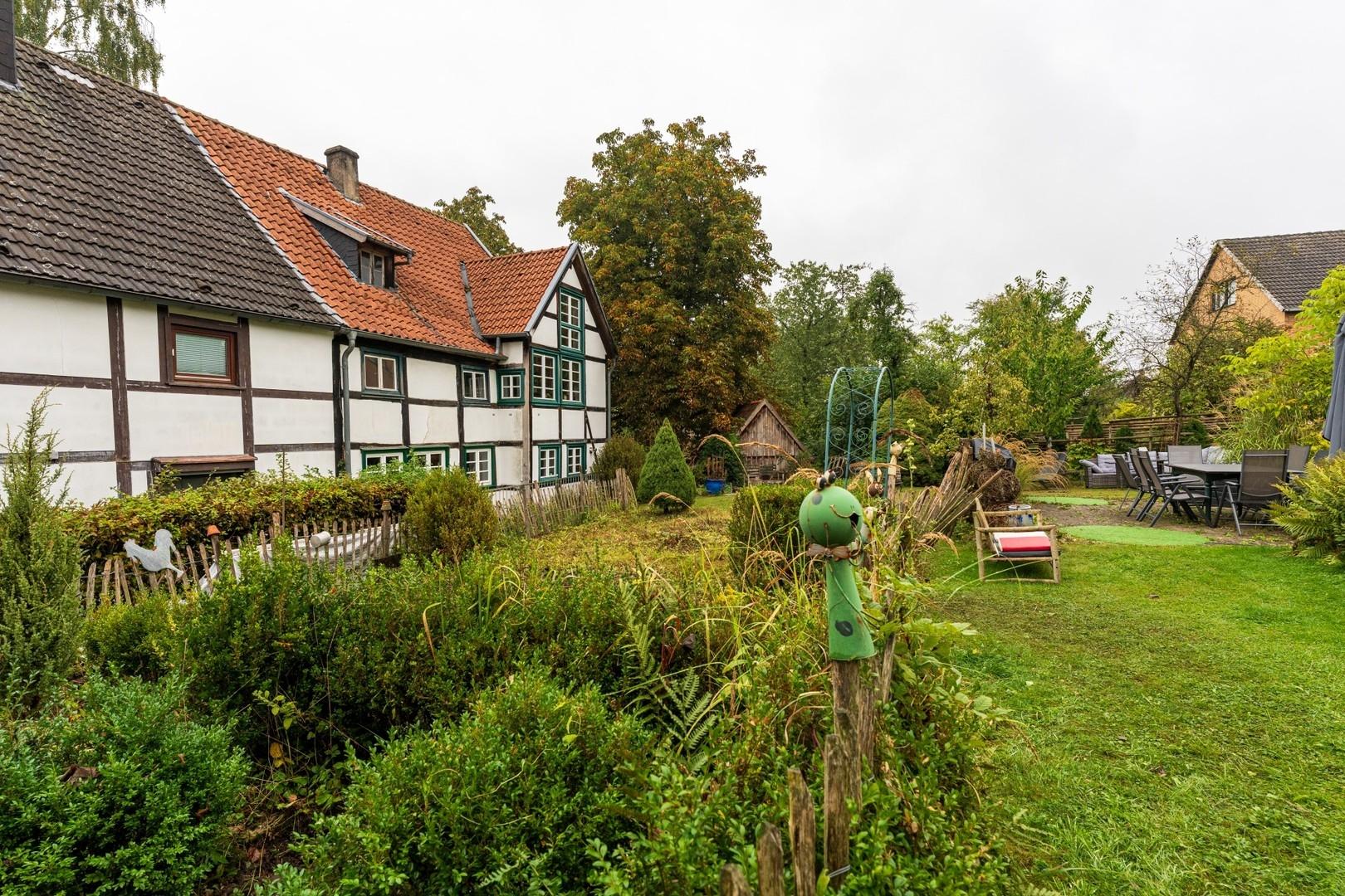 früher Kräutergarten