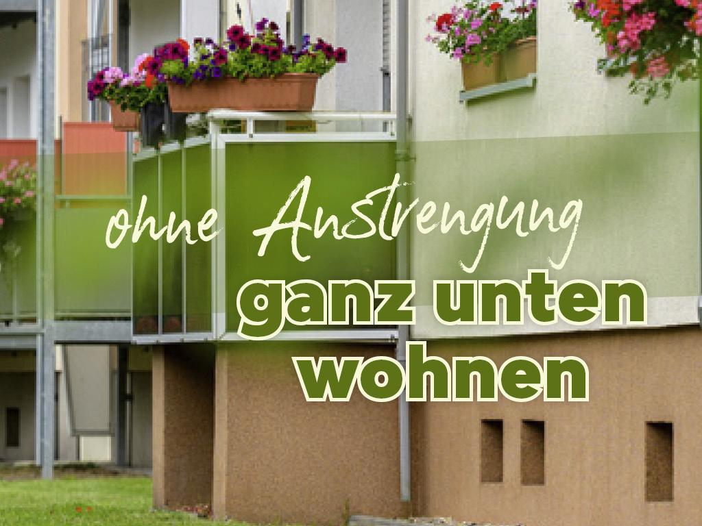 Neue Wohnung im Erdgeschoss