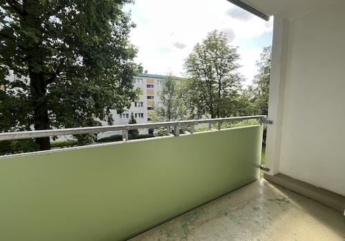 Blick vom Balkon
