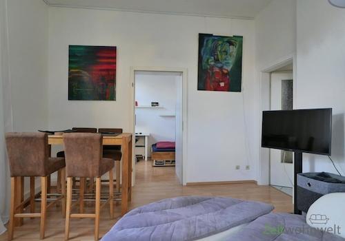 Blick zum Schlafzimmer