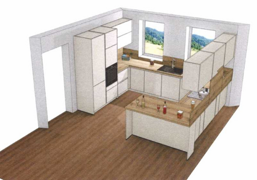 Arbeitszimmer – Ansicht 2