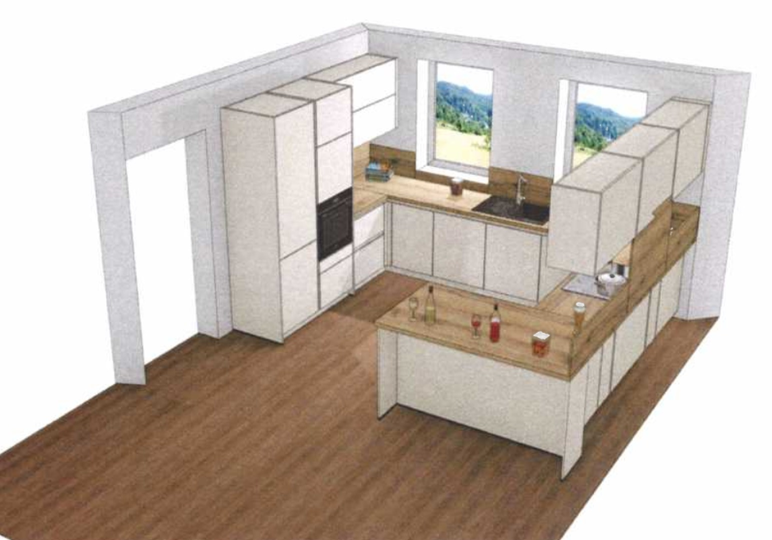 Arbeitszimmer – Ansicht 2