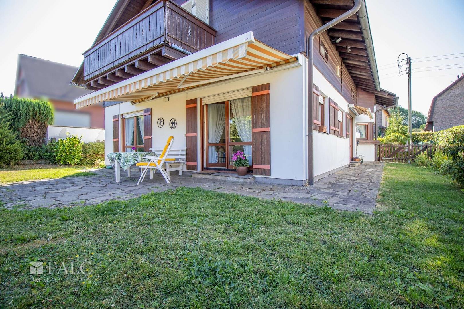 Terrasse mit Markise 