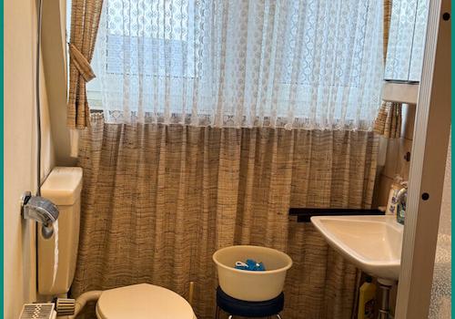 Badezimmer im Dachgeschoss