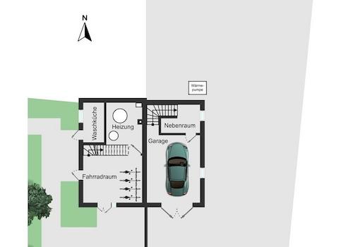 Grundriss Garage/Werkstatt EG