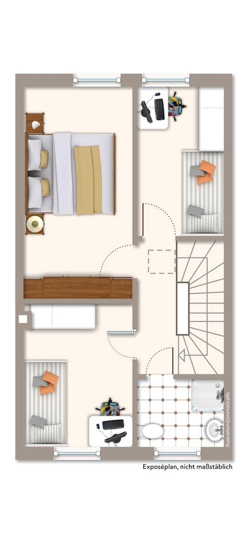 Grundriss Obergeschoss