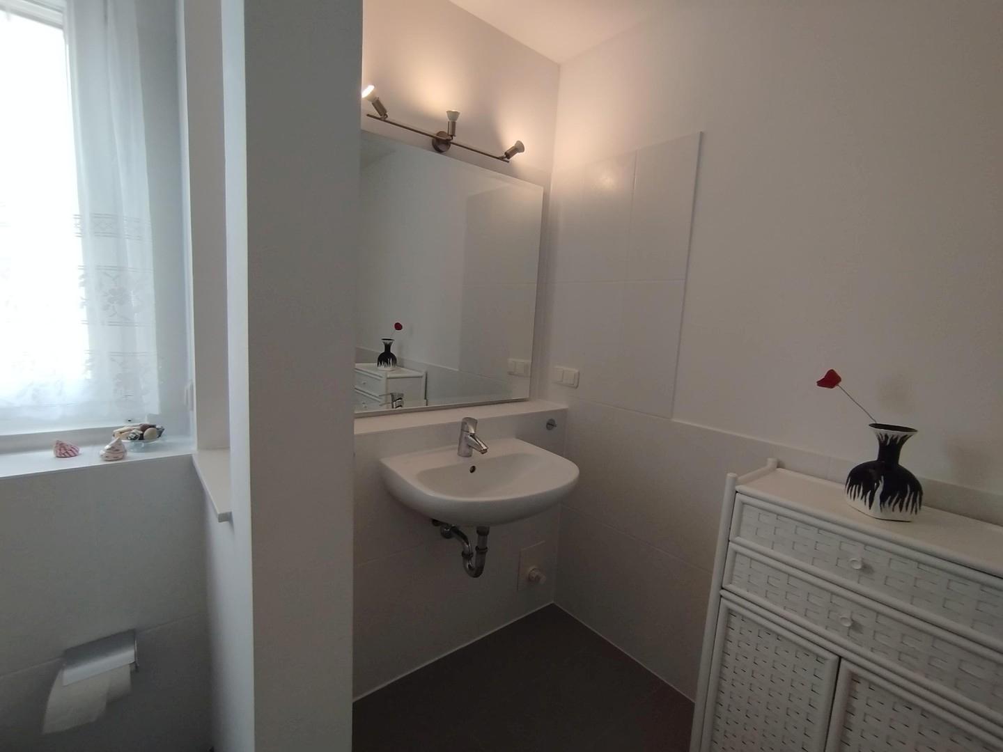 Bad, Waschbecken, Fenster