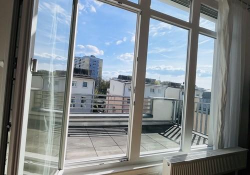 Austritt zur Dachterrasse