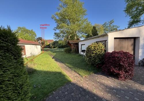 Garten mit Grenze