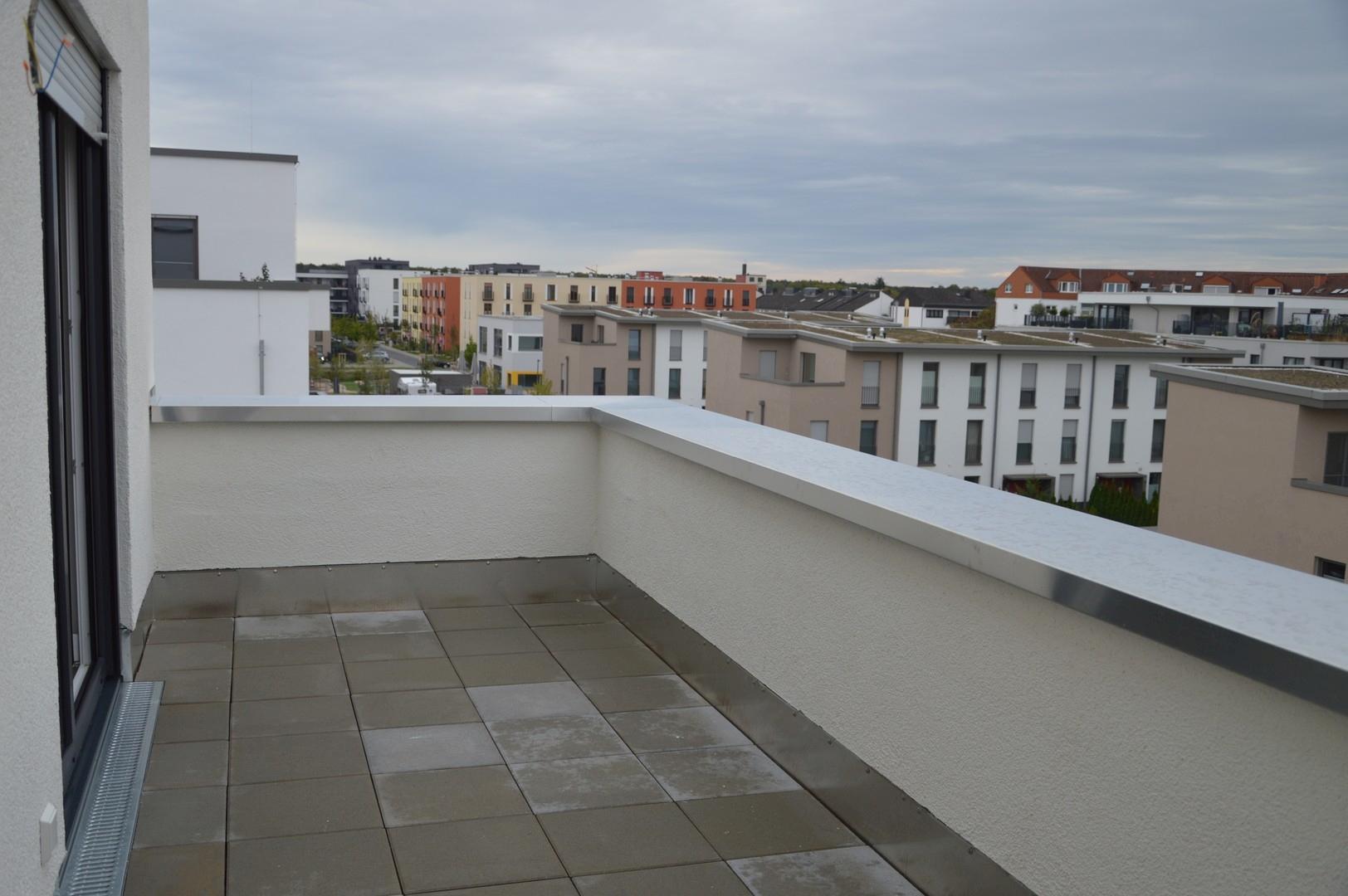 Terrasse aus dem Schlafzimmer