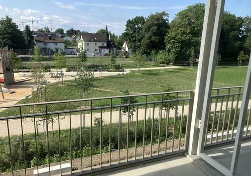 Blick vom Balkon
