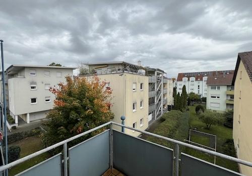 Blick vom Balkon-WZ