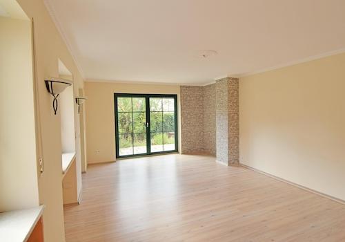 Wohnraum im EG, Pelletheizung