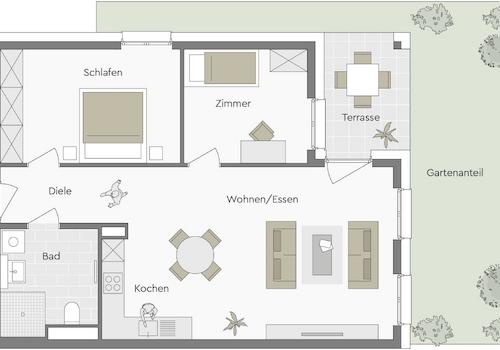 2.01 - 3-Zimmer-WHG, EG, ca. 75 m²