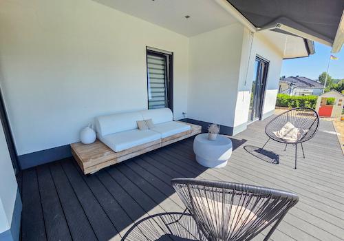 überdachte Terrasse
