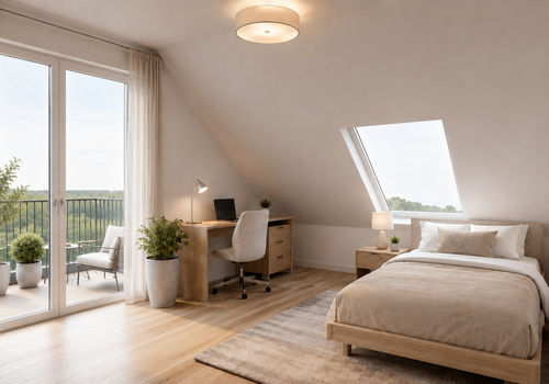 Visualisierung 2. DG Zimmer