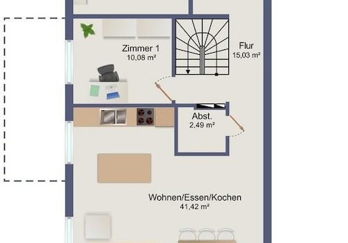 Grundriss 1.DG