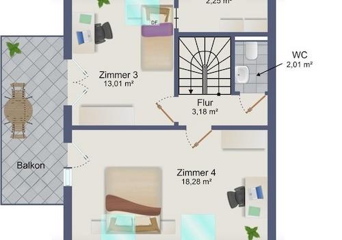Grundriss 1.DG