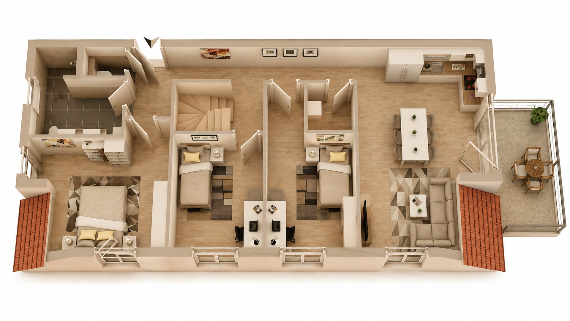 3D-Grundriss 1.DG