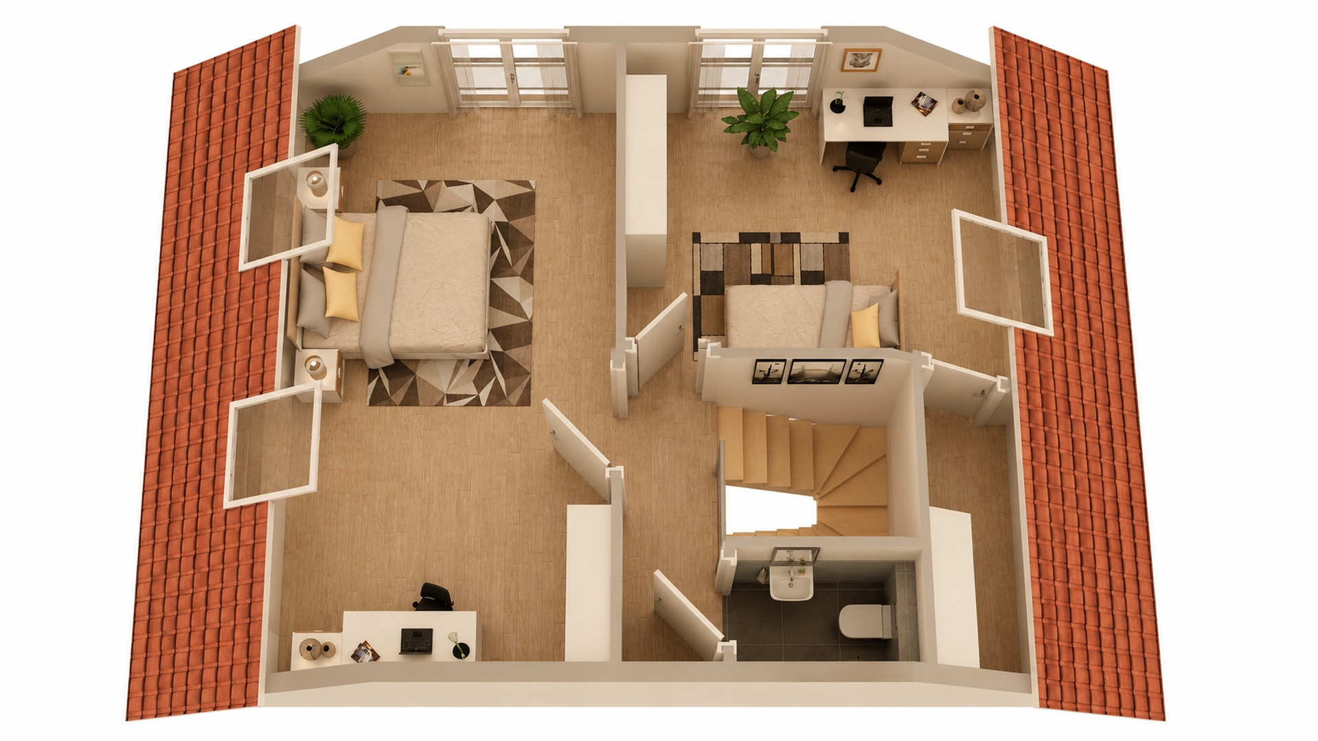 3D-Grundriss 2.DG