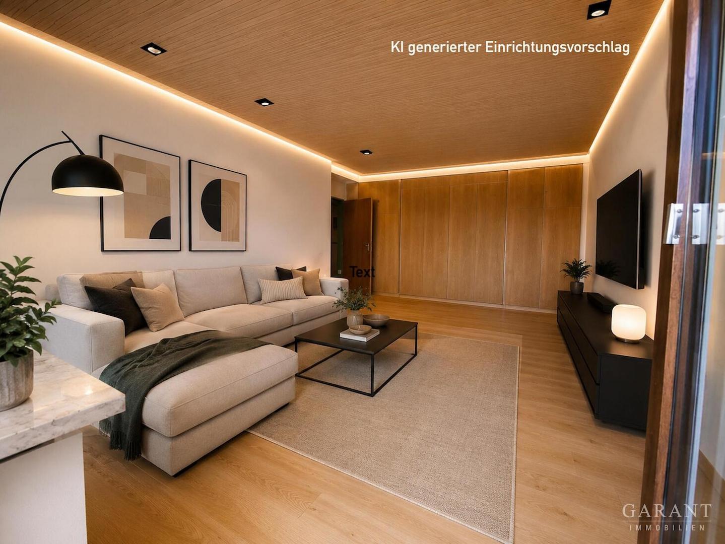 Wohnzimmer, KI generiert