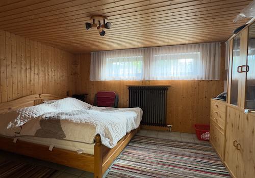 Schlafzimmer im Keller