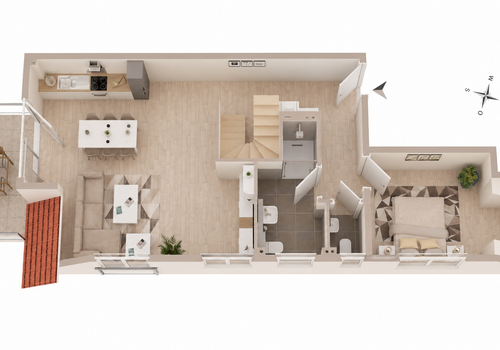 3D-Grundriss 1. DG