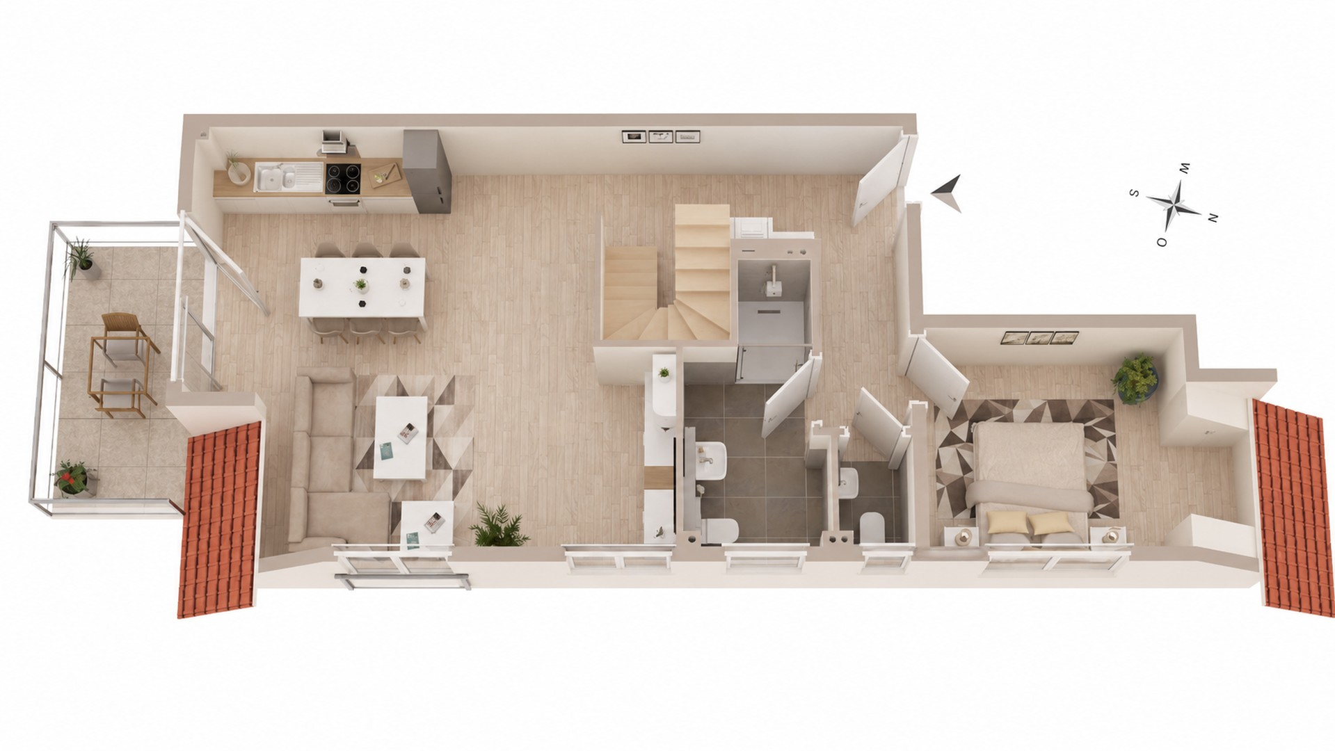 3D-Grundriss 1. DG