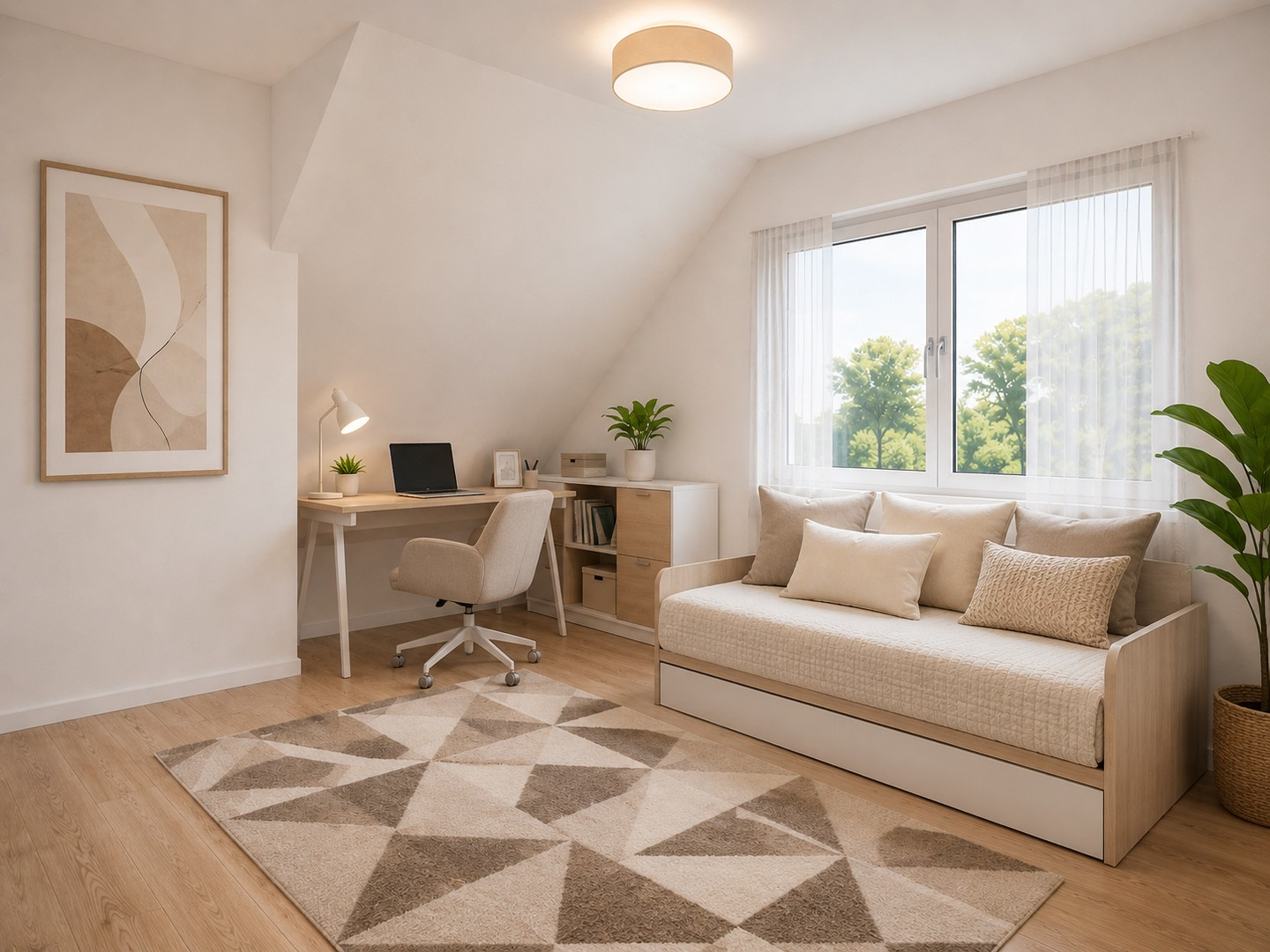 Visualisierung 1. DG Zimmer