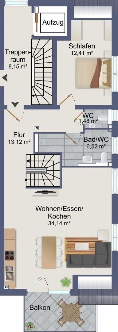Grundriss 1.DG