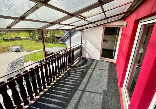 Balkon Dachgeschoßwohnung