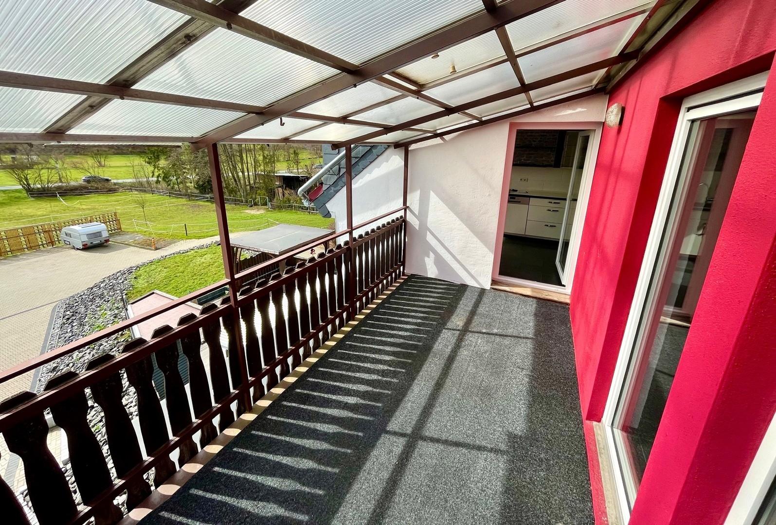 Balkon Dachgeschoßwohnung
