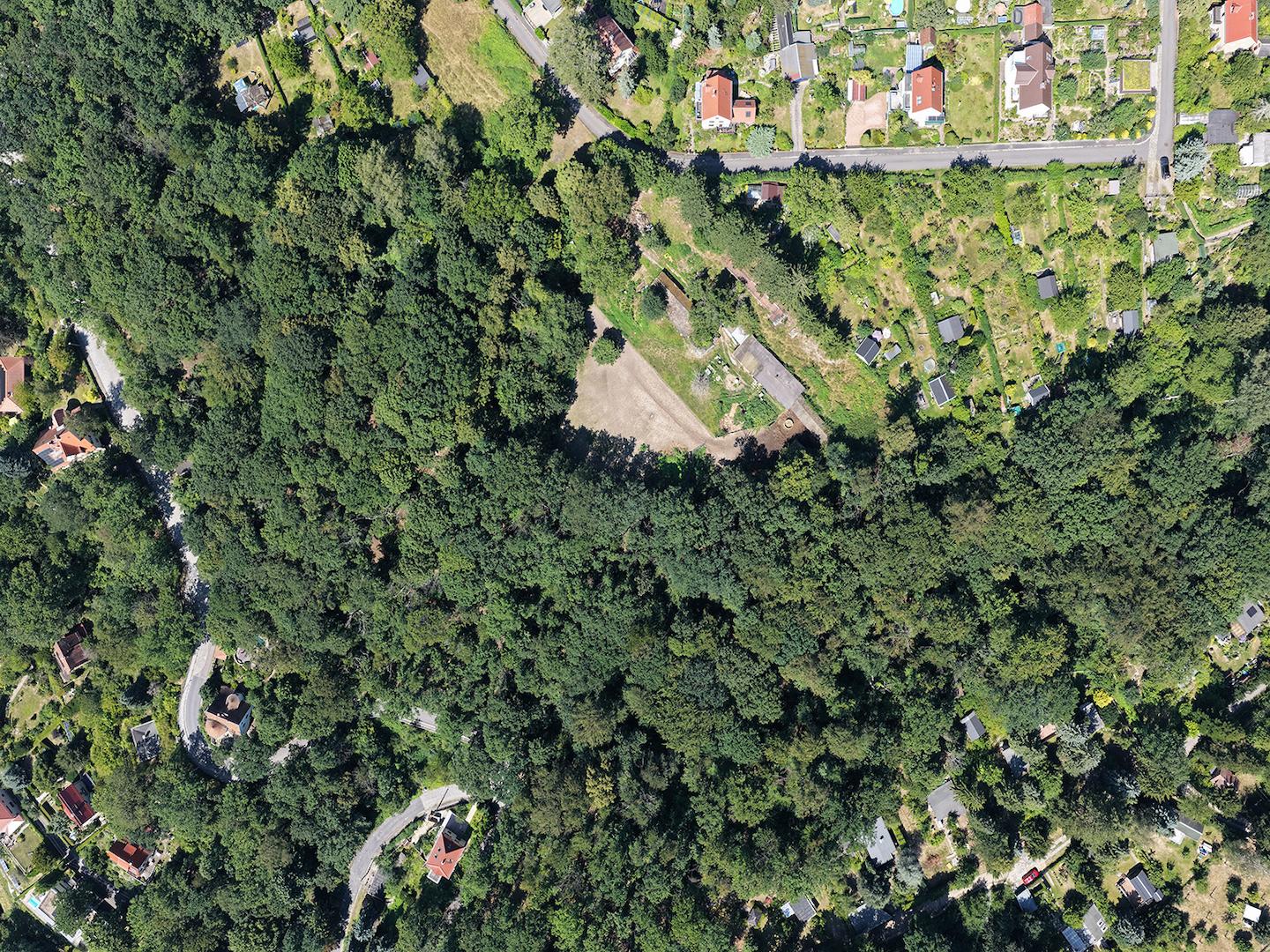 Blick auf das Grundstück 