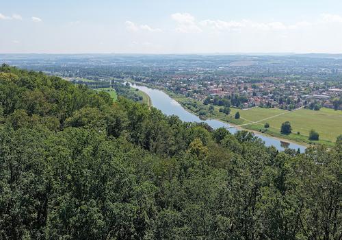 Blick Richtung Elbe 