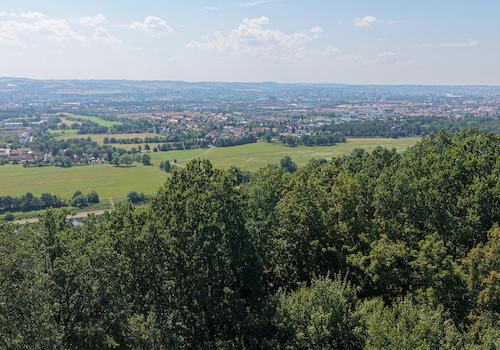 Blick Richtung Elbe 