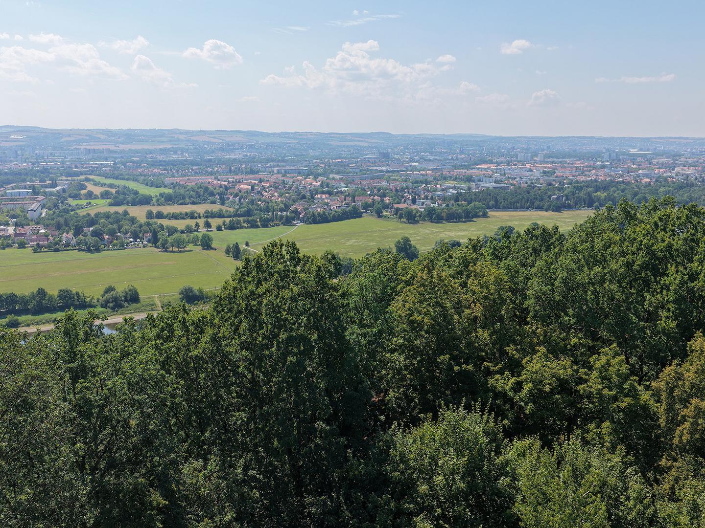 Blick Richtung Elbe 